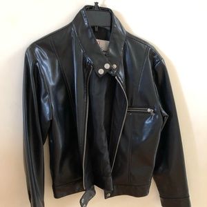 Faux Leather Jacket (Expressions)